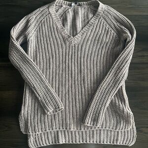 BCBGMaxAzria Long Sleeve Knit Top - Taupe